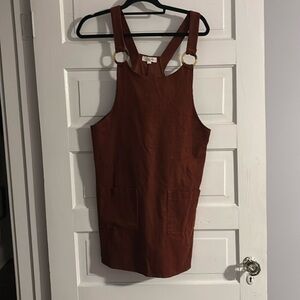 Full Circle Corduroy Jumper Dress